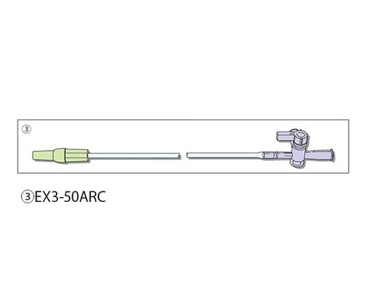 （分割）エクステンションチューブ　1パック（10本入）　EX3-50ARC 1パック(10本入)