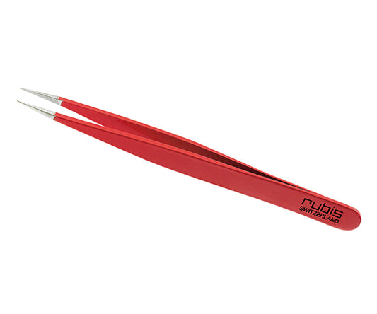 Color Tweezers (RUBIS) Pointer (Red) 1K006 1pc