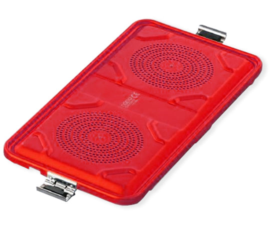 Sterilization container L lid red 1 pc