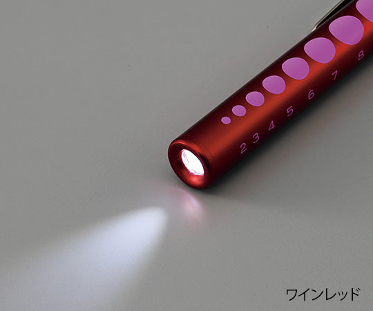 미니 백색 LED 알카 푸시 라이트 와인 레드 1 개
