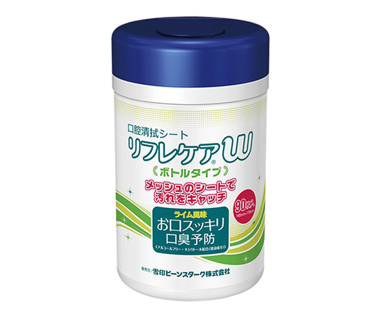 口腔清拭シートリフレケアW ボトルタイプ 1パック（90枚入）　KOJ9 1パック(90枚入)