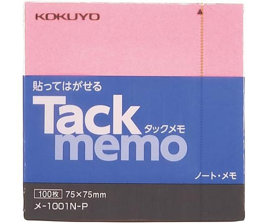 Tack memo notebook type 75 x 75 Pink ME-1001N-P 1 book