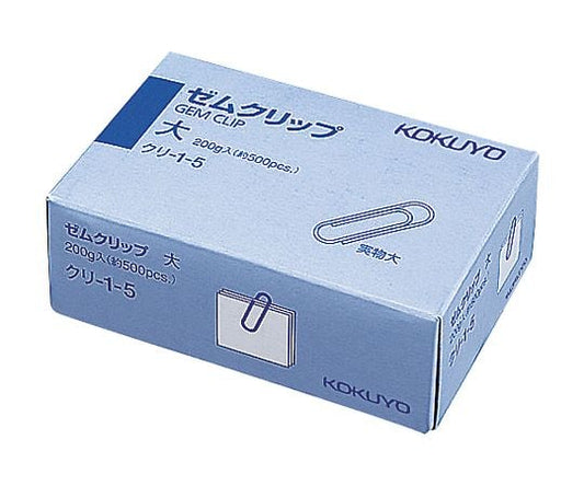 Large paper clips, 28mm (approximately 500 clips) CLI-1-5, 1 box (500 clips)