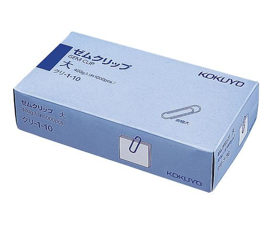 ゼムクリップ 大 28mm （約1000本入）　ｸﾘ-1-10 1箱(1000本入)