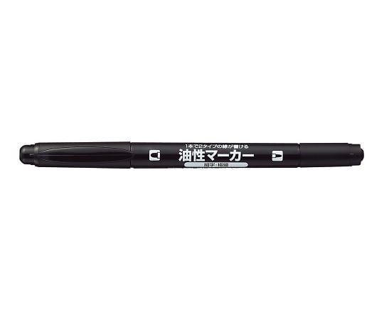 Oil-based twin marker, extra fine and fine tip, black PM-41D, 1 pc