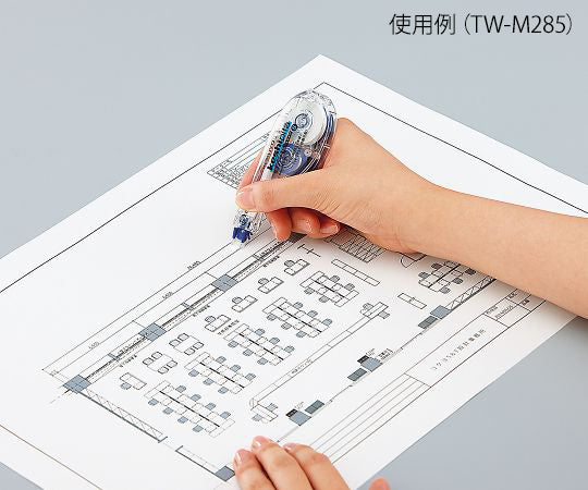 수정 테이프 &lt;케시피타&gt; 리필 타입 폭 6mm TW-M286 1개