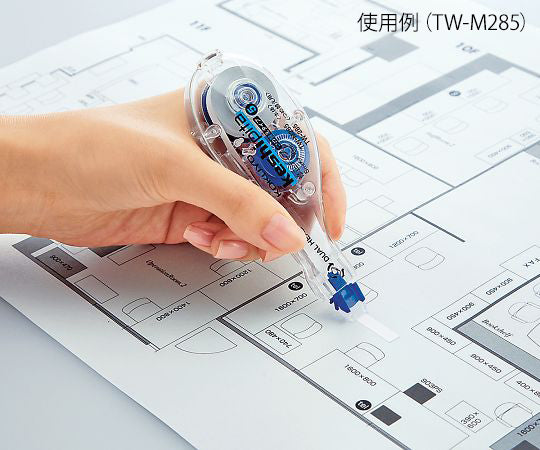 수정 테이프 &lt;케시피타&gt; 리필 타입 폭 6mm TW-M286 1개
