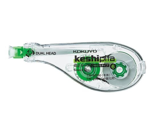 수정 테이프 &lt;케시피타&gt; 리필 타입 폭 6mm TW-M286 1개