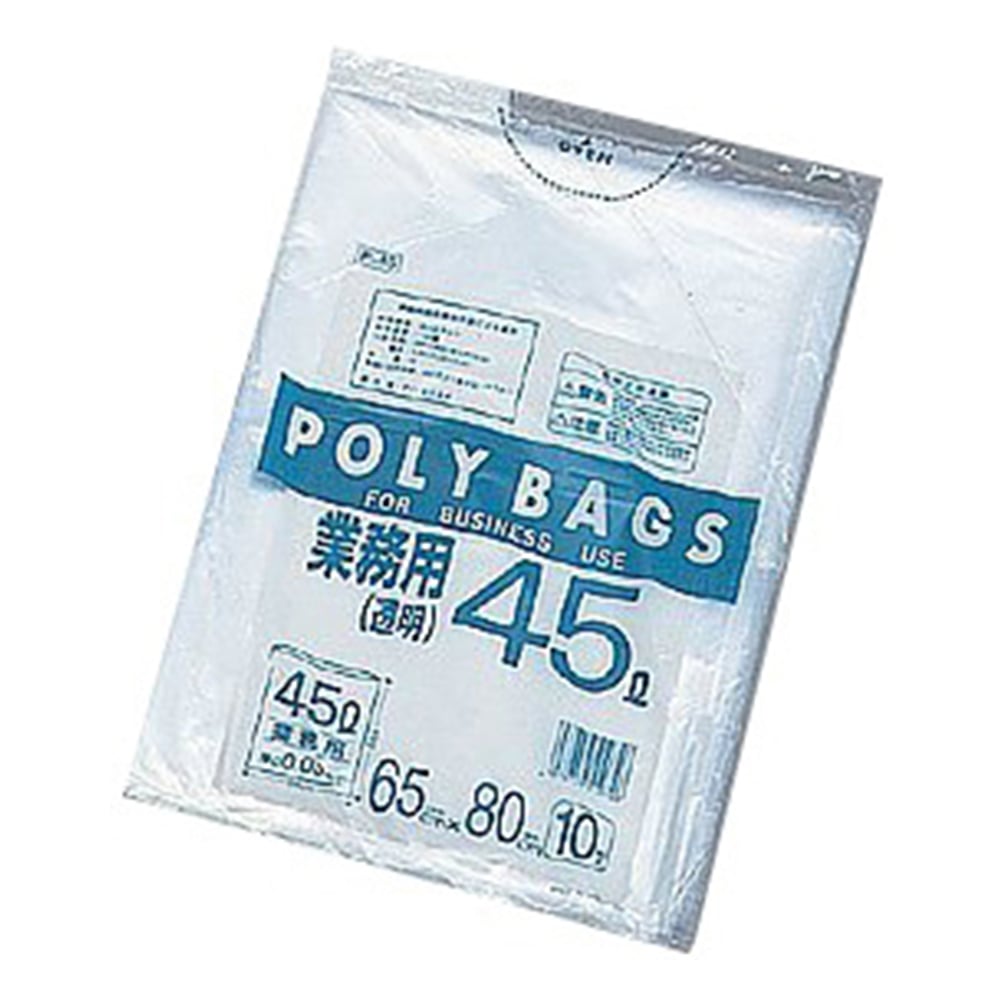 쓰레기봉투 투명 45L 10장입 1봉(10장입)