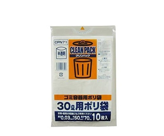 쓰레기봉투 유백색 30L 10장입 1봉(10장입)