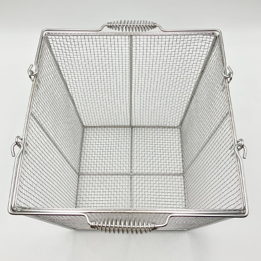 스테인리스 각형 세정 바구니(테이퍼 부착) 300각(240각)×300mm 대 1개