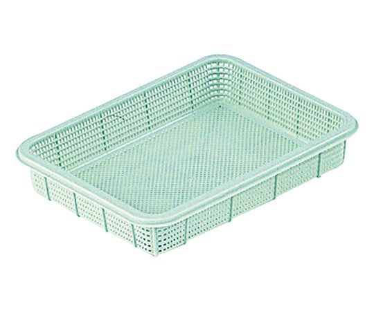 1 medium shallow plastic square basket