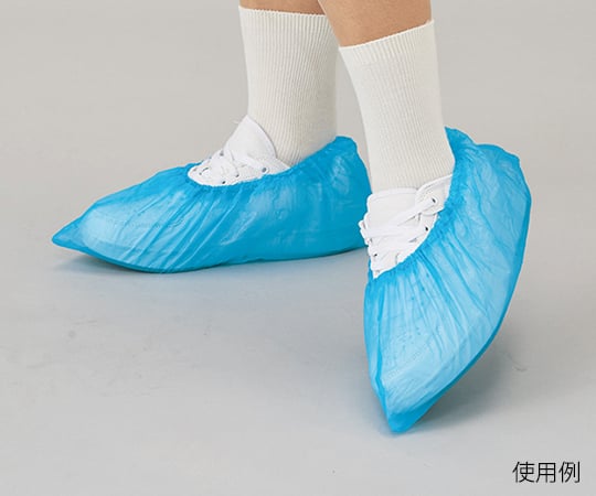 Proshare Polyethylene Shoe Covers, Blue, 100 Pieces, 1 Bag (100 Pieces)
