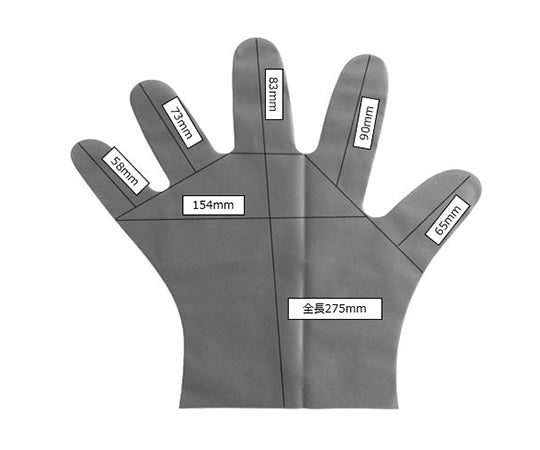 ナビロール抗菌ポリエチ手袋　M　100枚入 1箱(100枚入)