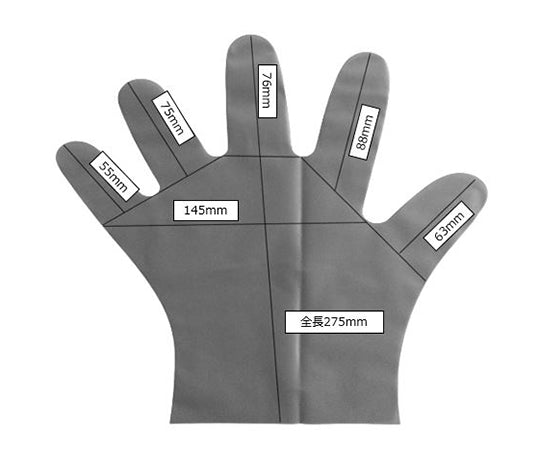 ナビロール抗菌ポリエチ手袋　S　100枚入 1箱(100枚入)