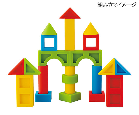 실리콘 블록 세트 (실리콘 장난감 시리즈) 810354 1 세트