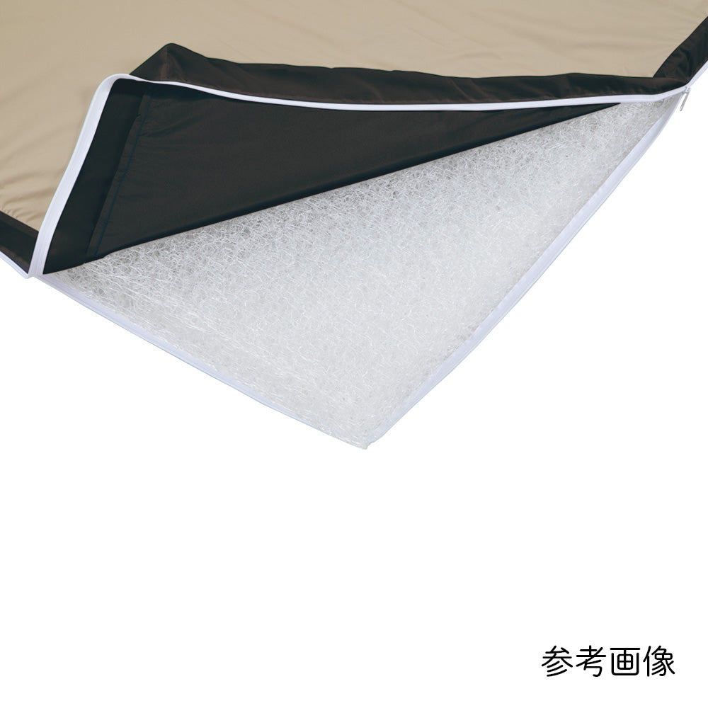 Washable, non-stuffy pressure dispersion mattress (two-layer integrated structure) 1890 x 910 x 80 mm Blue HD-HYBL91 1 set