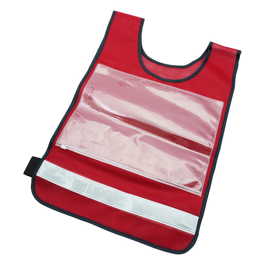 Replacement vest, red, 013-6122, 1 piece