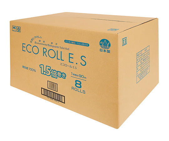 Toilet paper ECO ROLL ES 8 rolls x 12 packs ES90 1 box (8 rolls x 12 packs)