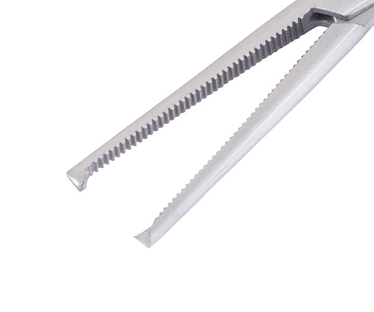 Coffel Hemostatic Forceps with hooks, straight, 130mm, AA 216/13, 1pc