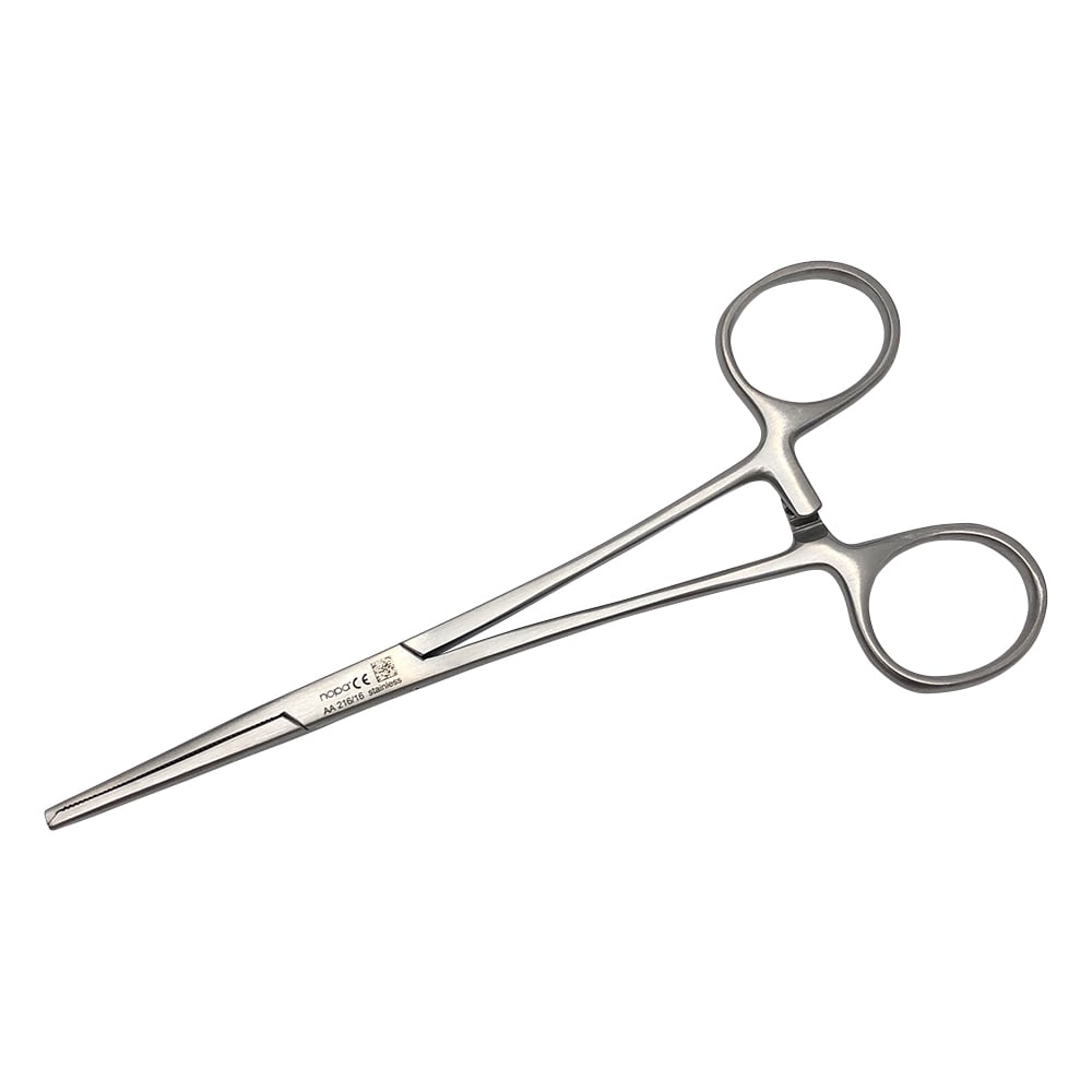 Coffel Hemostatic Forceps with hooks, straight, 160mm, AA 216/16, 1pc
