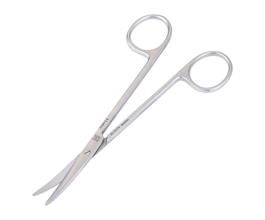 Metzenbaum Scissors, Double-blunt, Curved, 145mm, AC 101/14, 1pc