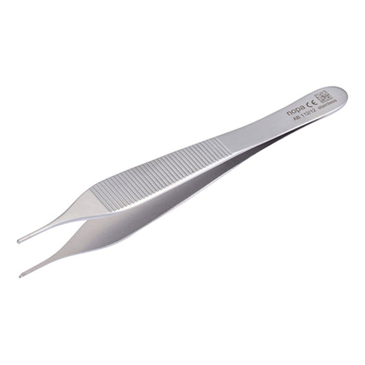 マイクロアドソンピンセット　有鈎　120mm　AB 112/12 1個