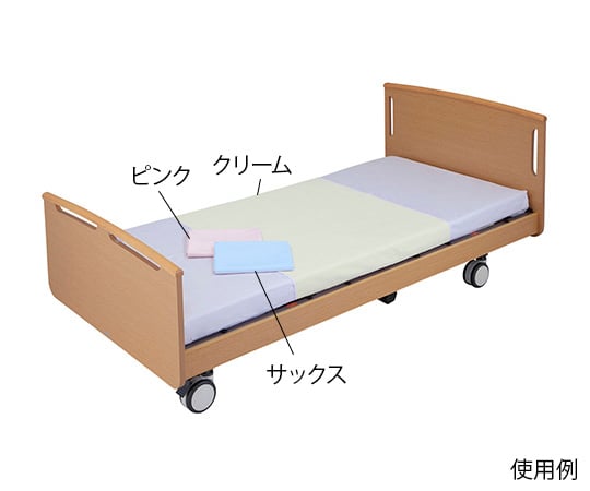 吸水拡散防水シーツ　ワッフル調　サックス　KKB-S 1個