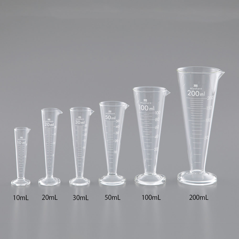 액량계(원추형) 백눈금 20mL mgw20 1개