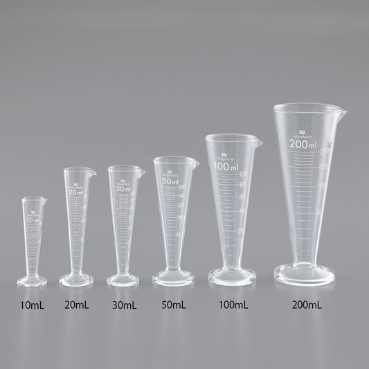 액량계(원추형) 백눈금 20mL mgw20 1개