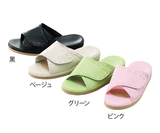 미끄럼 어려운 샌들 안전 발진 여성용 무료 베이지 1 발