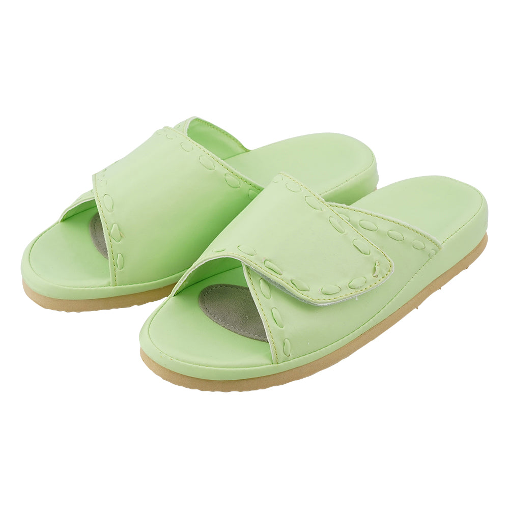 すべりにくいサンダル　安全足進　女性用　フリー　グリーン 1足