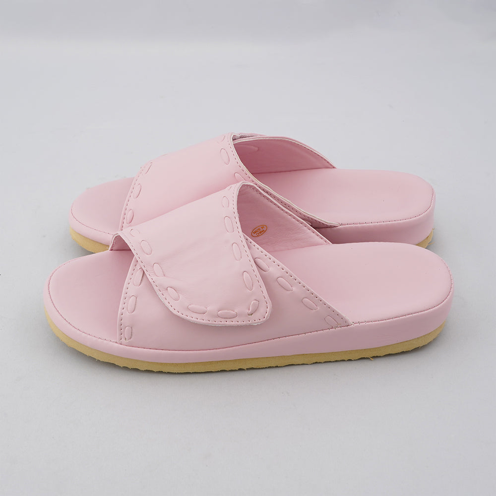 미끄럼 어려운 샌들 안전 발진 여성용 무료 핑크 1 다리