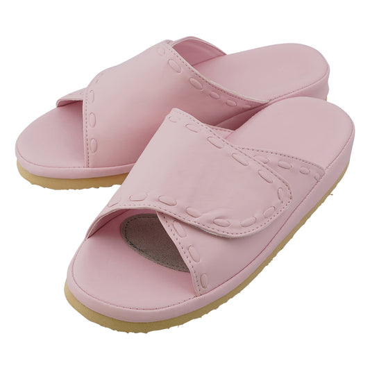 미끄럼 어려운 샌들 안전 발진 여성용 무료 핑크 1 다리