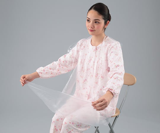 프로 쉐어 식사용 PE 앞치마(양면 테이프 타입) 클리어 50장입 1상자(50장입)