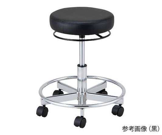 Comfortable round chair (with adjustable ring) Black 1 piece