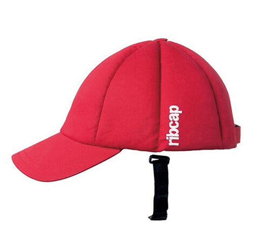 Protective Baseball Cap, Red, Medium, 1 pc