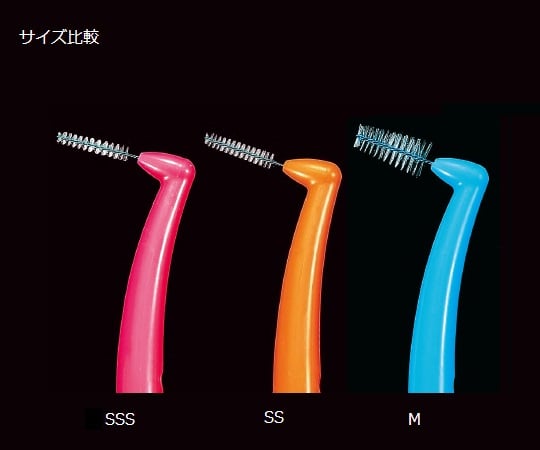 Resera L-shaped interdental brush, medium, light blue, pack of 3, 35932, 1 bag (pack of 3)