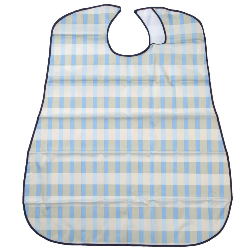 소프라피렌 앞치마 테두리 체크 블루 102302 1장