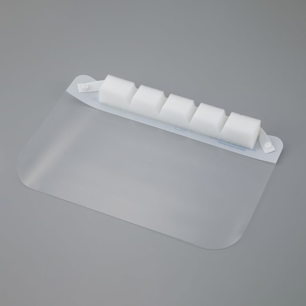 Disposable face shield (high grade type) Shield only 100 pieces 16100-100 1 box (100 pieces)