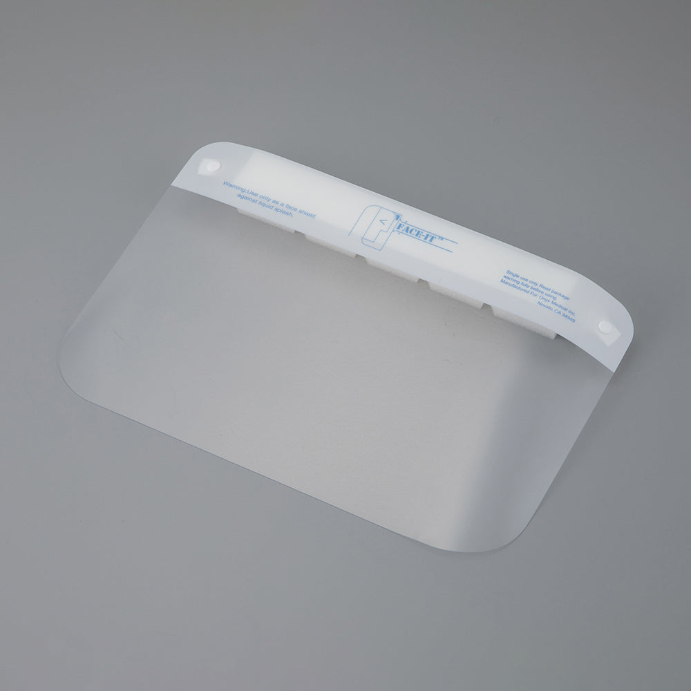 Disposable face shield (high grade type) Shield only 100 pieces 16100-100 1 box (100 pieces)