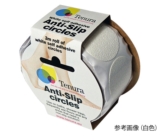 Anti-slip stickers, round, Φ40, clear, 72 sheets, T/AQUA/C-CLEAR, 1 roll (72 sheets)