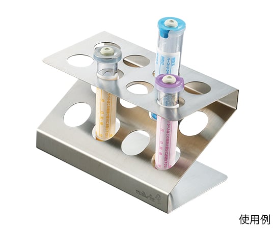 Z-type blood collection tube stand for 8 tubes, 1 piece