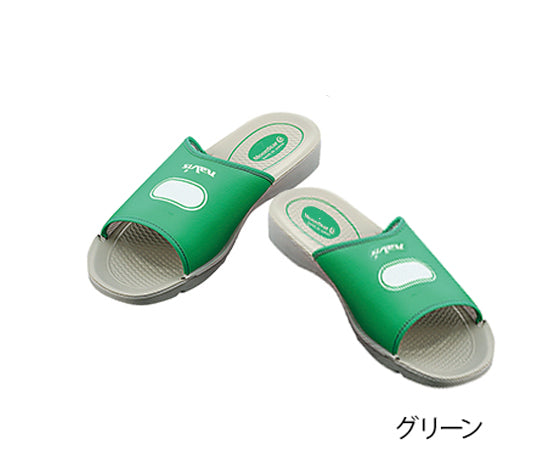 Navis Comfortable Sandals (Jet Washer Compatible) Green Size 7 (27.0-27.5cm) 1 pair