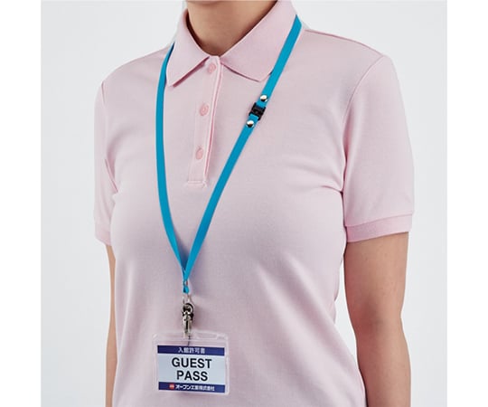 消毒できるストラップ　ピンク　NX-205P-PK 1本