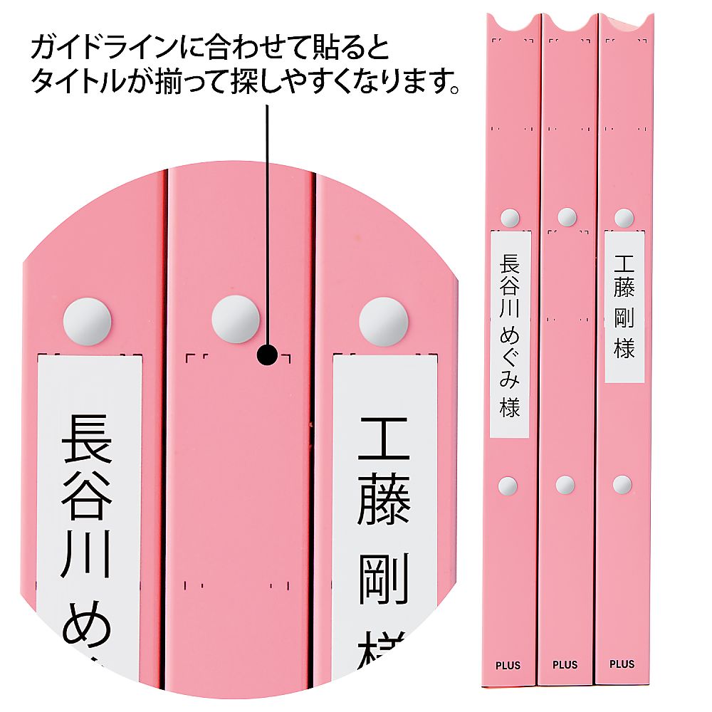 Patient record file (ring file) Pink FL-804RF 1 file