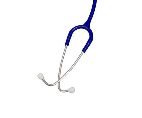 Basic Nurse Scope (Internal Spring Type) Double Dark Blue 1pc