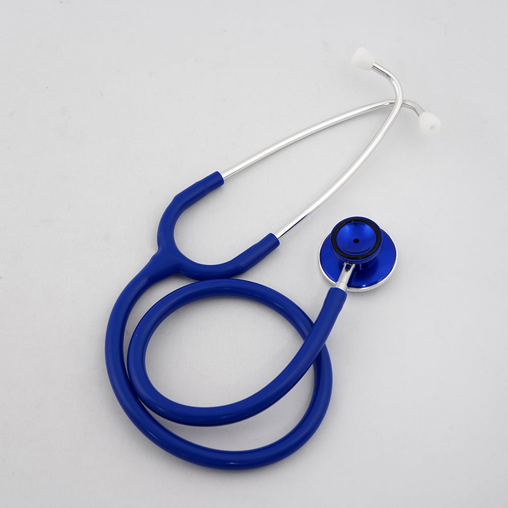 Basic Nurse Scope (Internal Spring Type) Double Dark Blue 1pc
