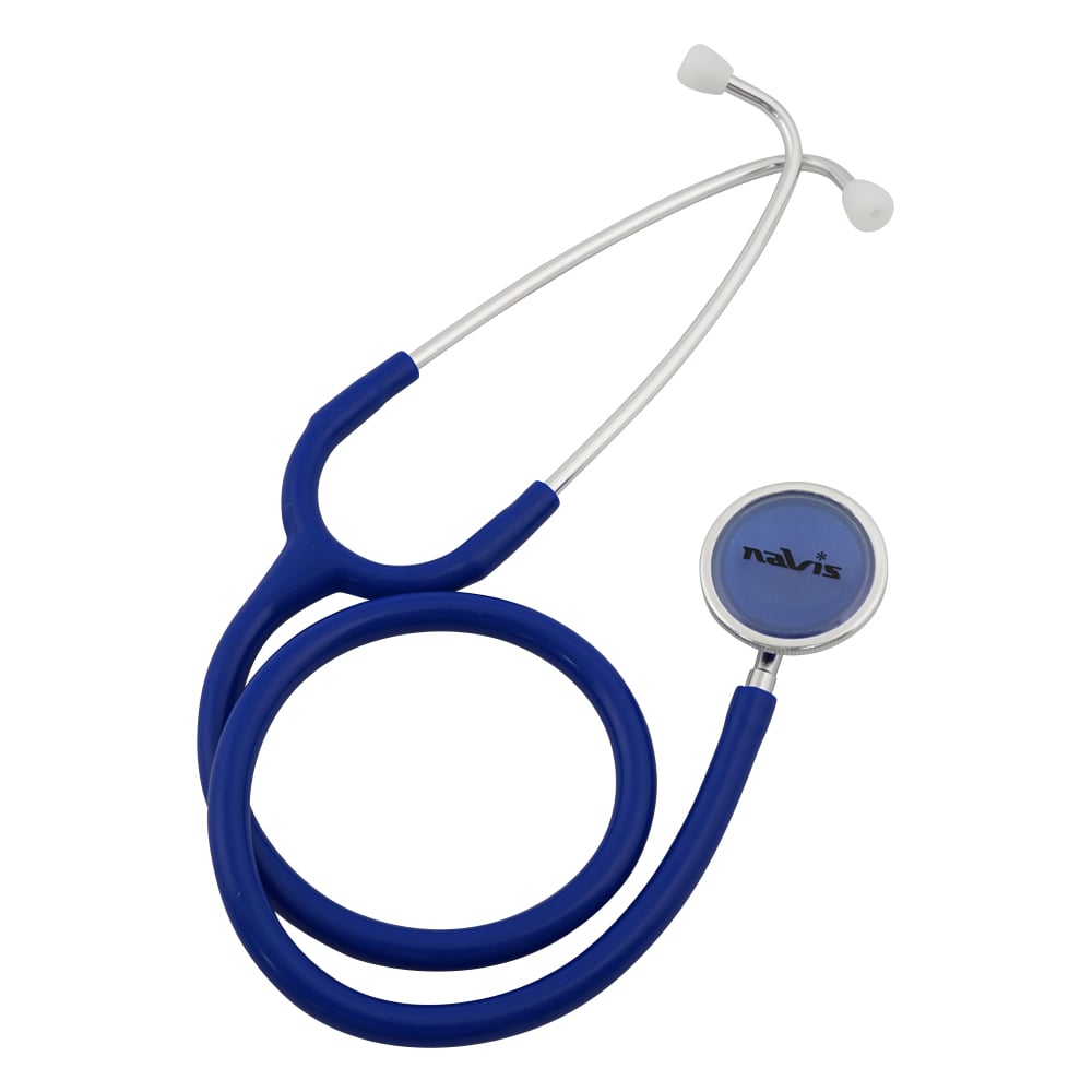 Basic Nurse Scope (Internal Spring Type) Double Dark Blue 1pc