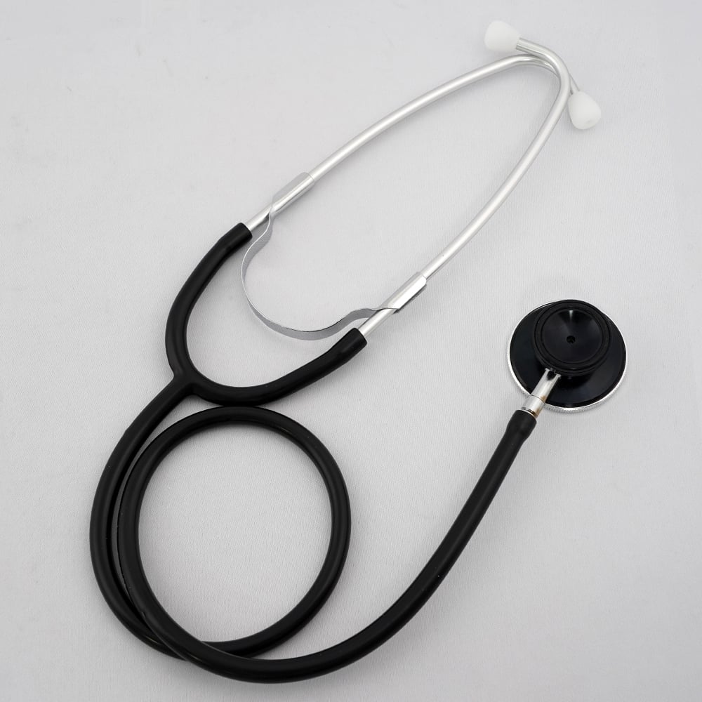 Basic Nurse Scope (External Spring Type) Double Black 1pc